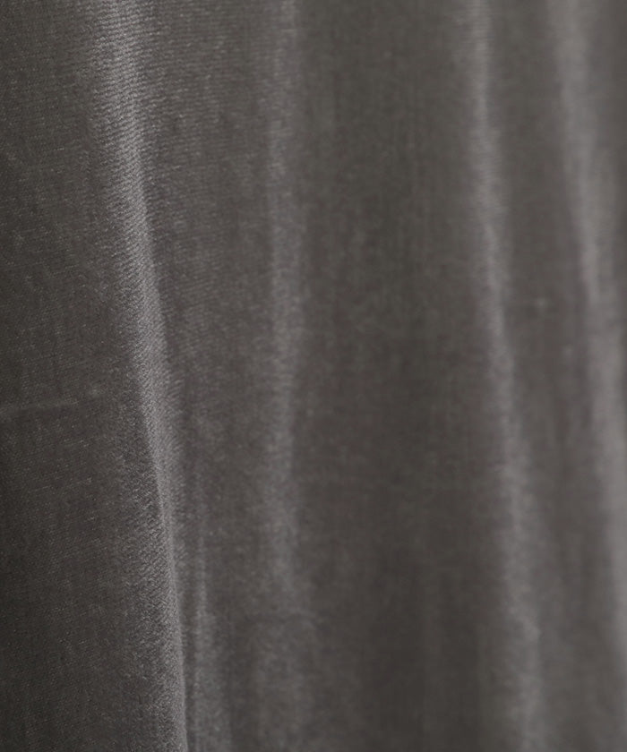 ユアーズ ur's 2wayボートネックベロアトップス (モカ) モカ