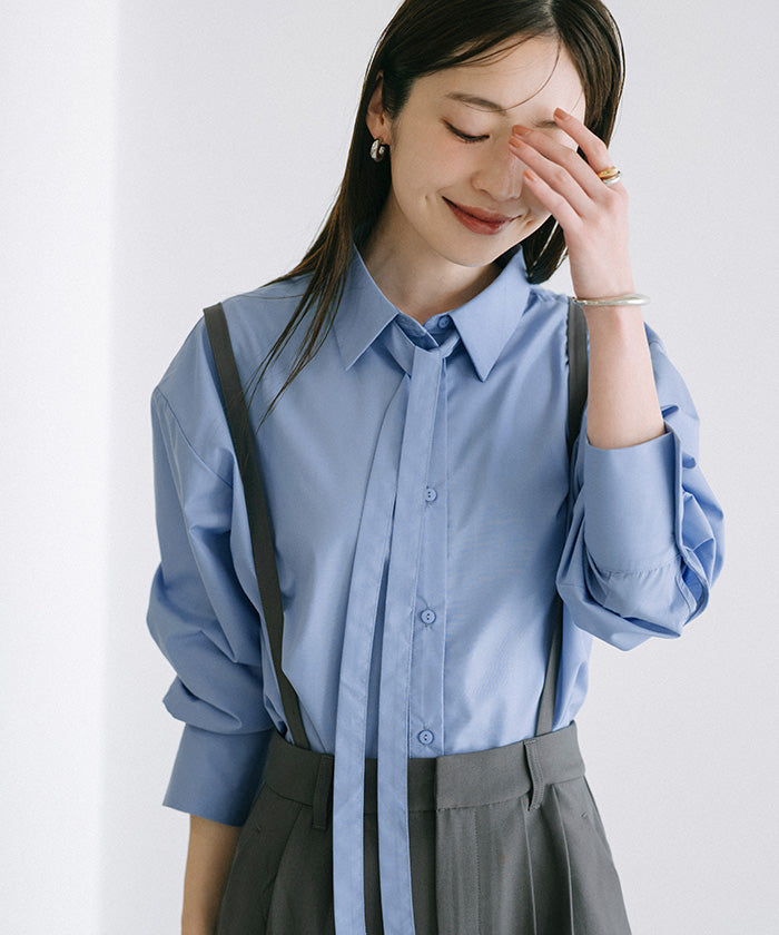 ユアーズ ur's マルチwayボウタイ/カシュクールシャツ (ベージュ) ベージュ