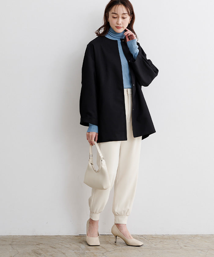 ユアーズ ur's ジョガーパンツ (ブラック) ブラック