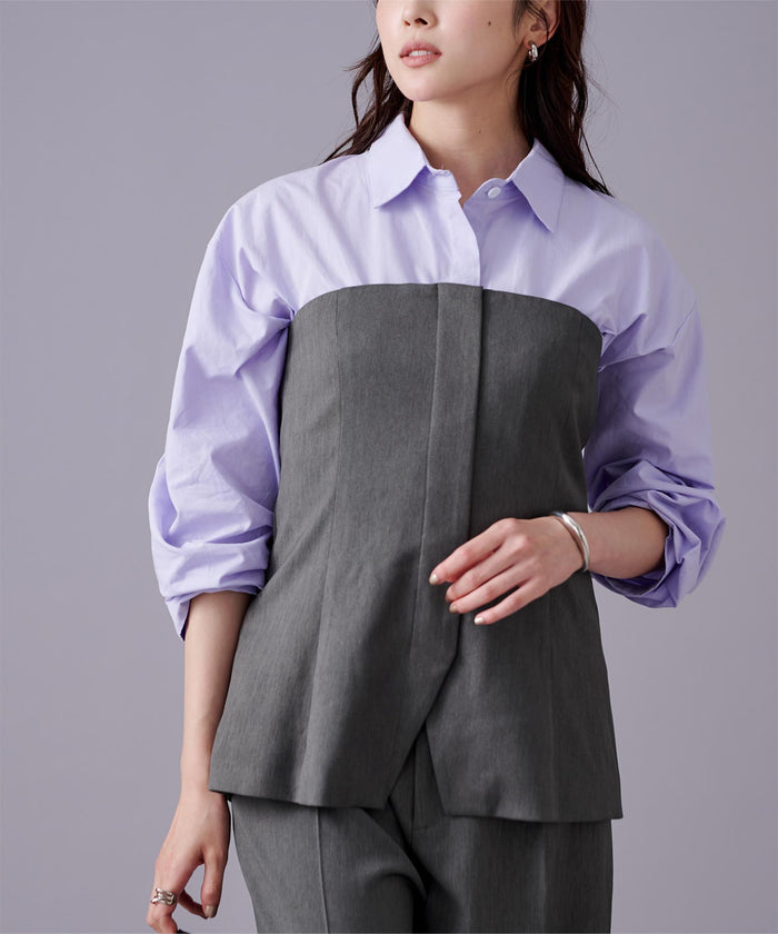 ユアーズ ur's ウエストシェイプキャミソールビスチェ