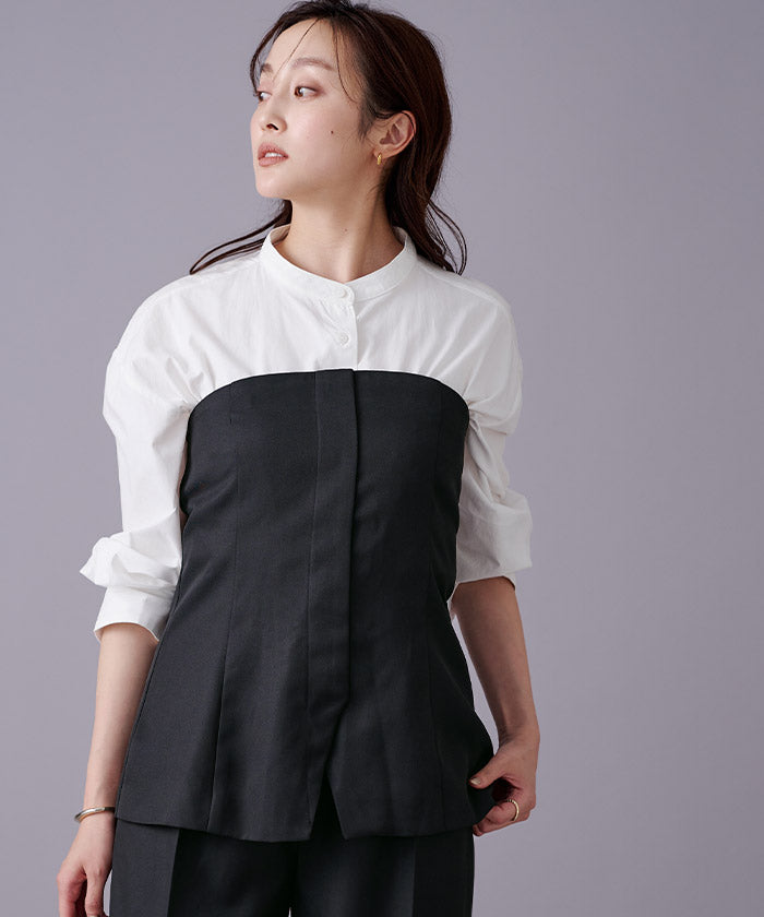 ユアーズ ur's ウエストシェイプキャミソールビスチェ