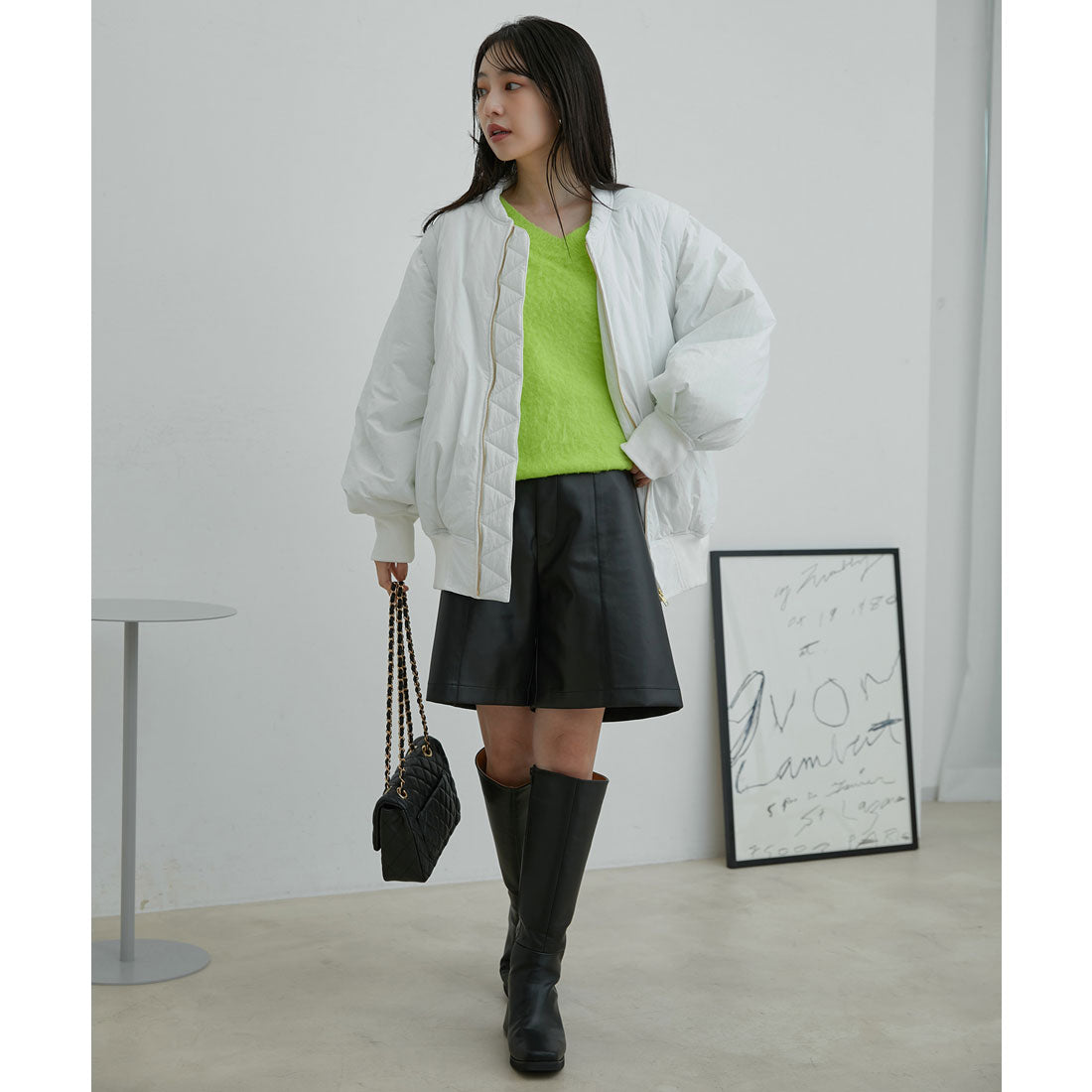 ビス VIS 【2WAY】袖取り外しボリュームブルゾン