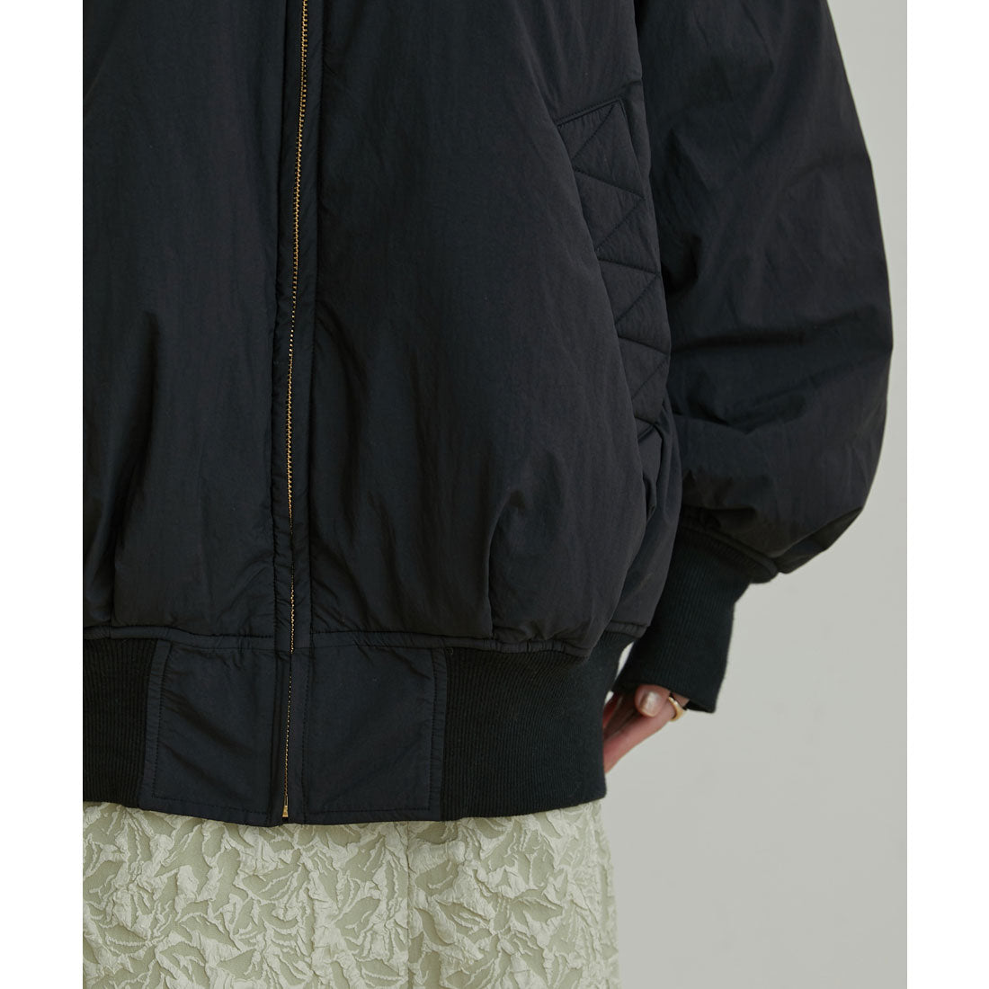 ビス VIS 【2WAY】袖取り外しボリュームブルゾン