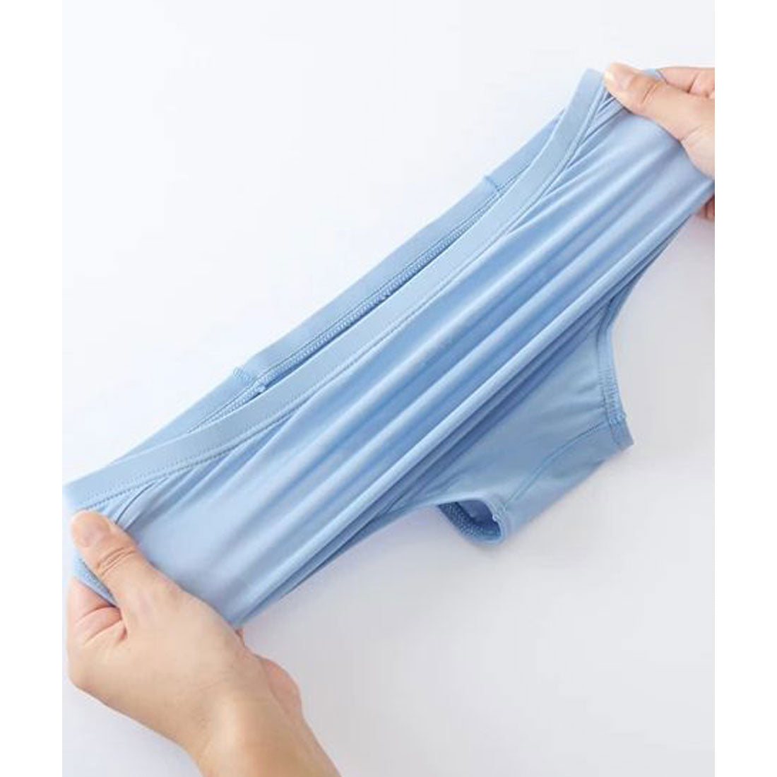 バニラ Vanilla メンズ薄手ストレッチビキニブリーフ【返品不可商品】 (白) 白