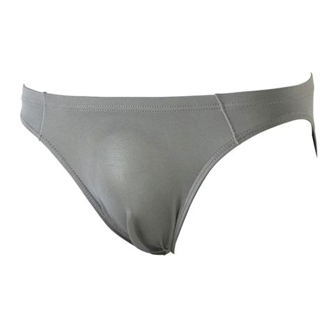 バニラ Vanilla メンズ薄手ストレッチビキニブリーフ【返品不可商品】 (グレー) グレー