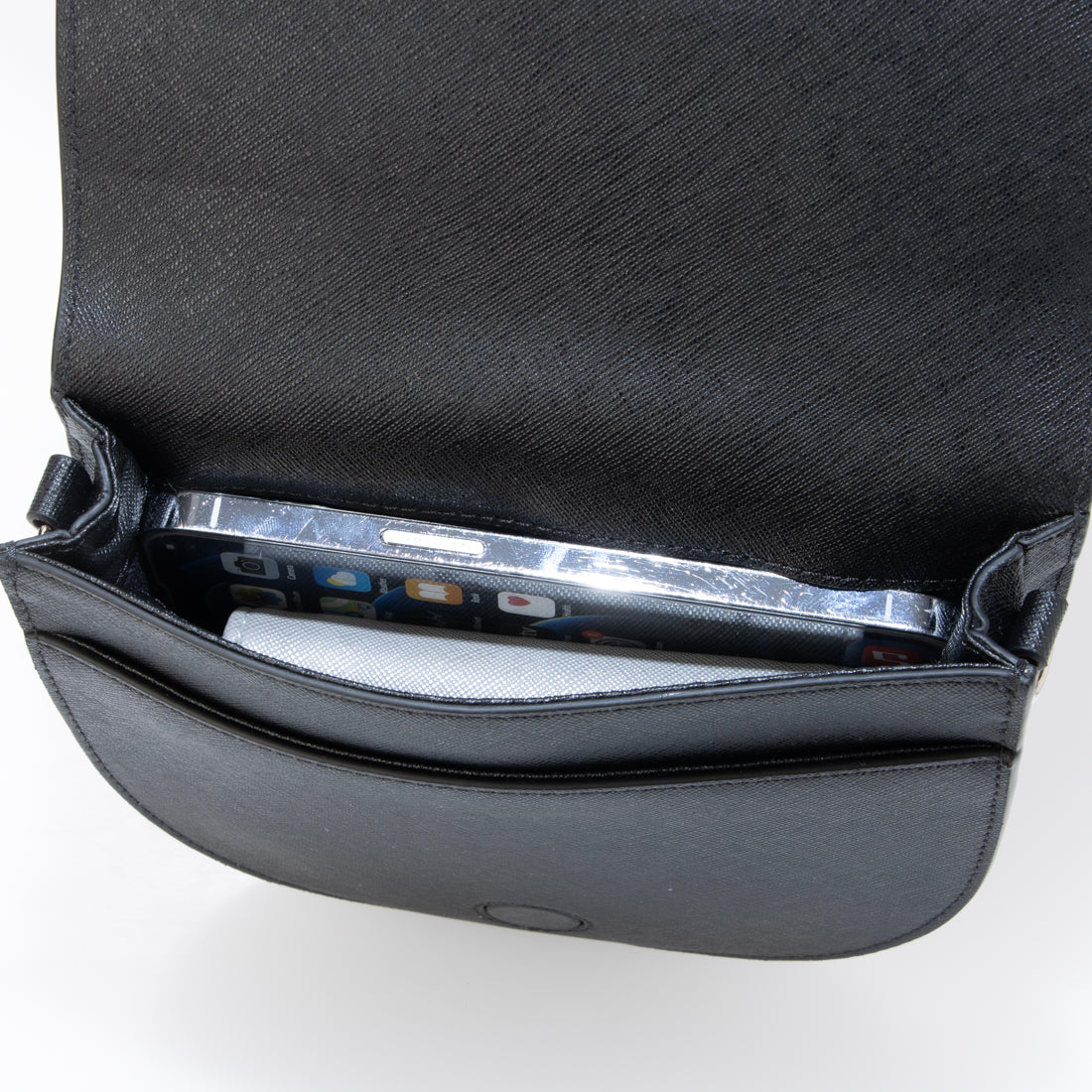 ヴィヴィアン ウエストウッド Vivienne Westwood SAFFIANO LEATHER (BLACK) BLACK