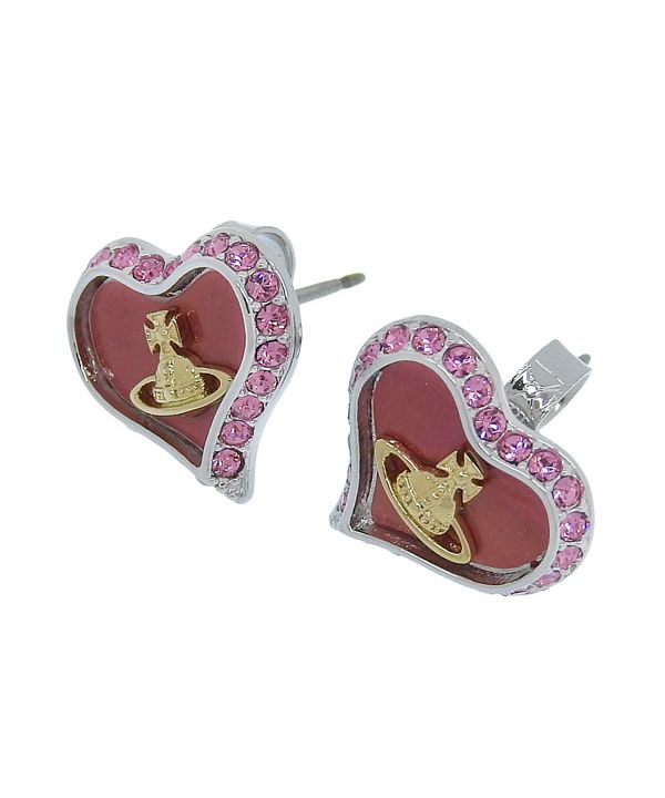 VIP【関税送料無料】希少 VIVIENNE WESTWOOD PINK EARRINGS VIVIENNE WESTWOOD Concetta orb stud earrings | Harvey Nichols