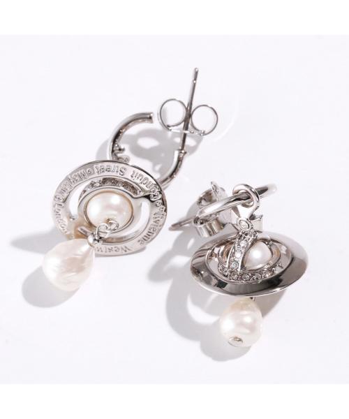 ヴィヴィアン ウエストウッド Vivienne Westwood Vivienne Westwood ピアス ALEKSA アレクサ 62030072  (02P226-PLATINUM/CREAMROSE) 02P226-PLATINUM/CREAMROSE