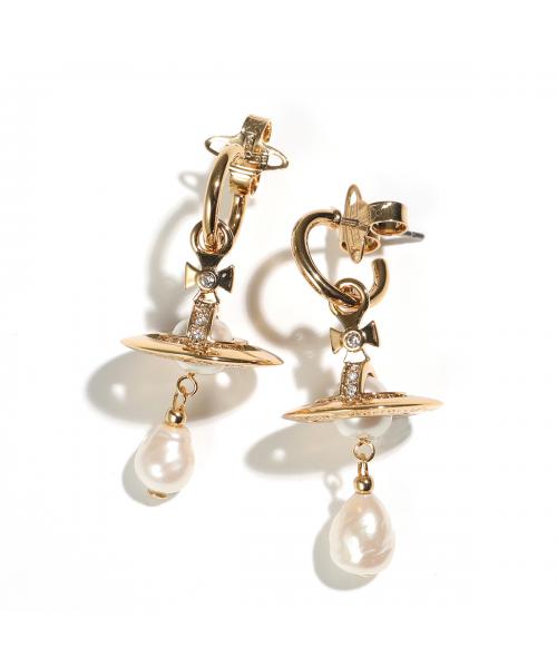 ヴィヴィアン ウエストウッド Vivienne Westwood Vivienne Westwood ピアス ALEKSA アレクサ 62030072  (02P226-PLATINUM/CREAMROSE) 02P226-PLATINUM/CREAMROSE
