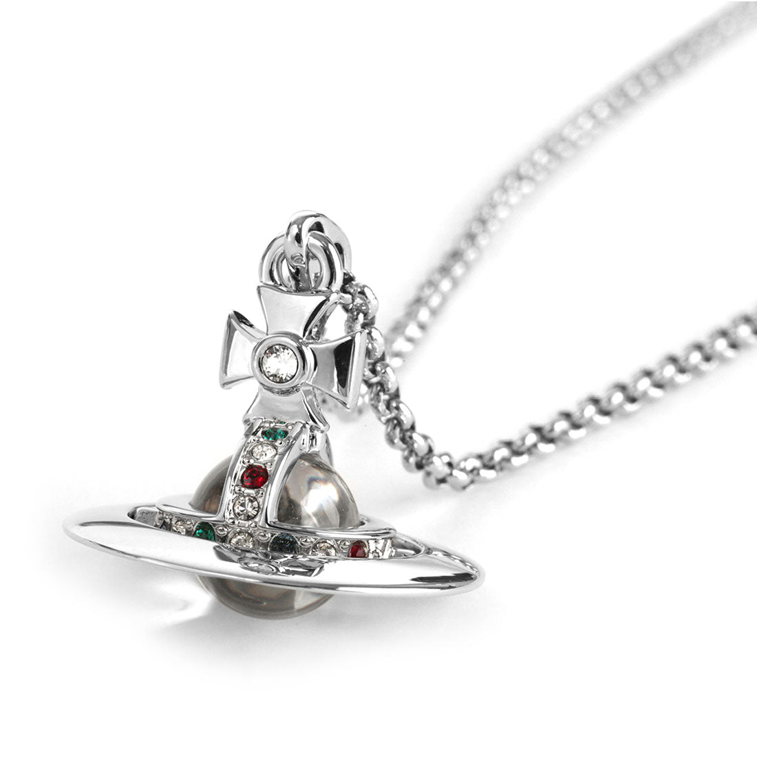 ヴィヴィアン ウエストウッド Vivienne Westwood ネックレス ニュー タイニー オーブ PENDANT NECKLACE 63020097 02P019 CN SILVER (シルバー) シルバー