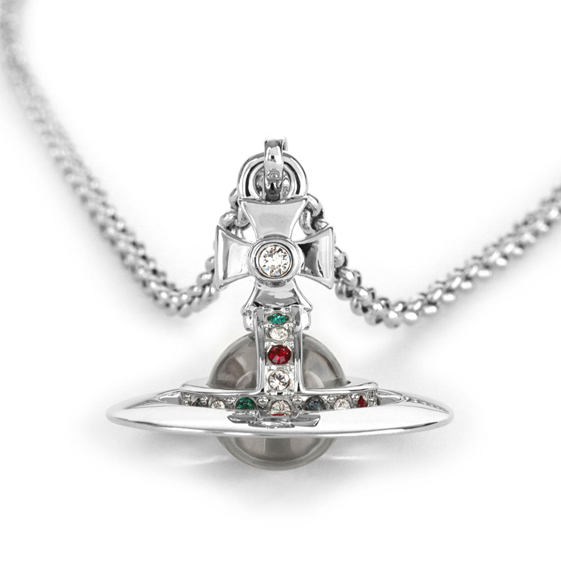 ヴィヴィアン ウエストウッド Vivienne Westwood ネックレス ニュー タイニー オーブ PENDANT NECKLACE 63020097 02P019 CN SILVER (シルバー) シルバー