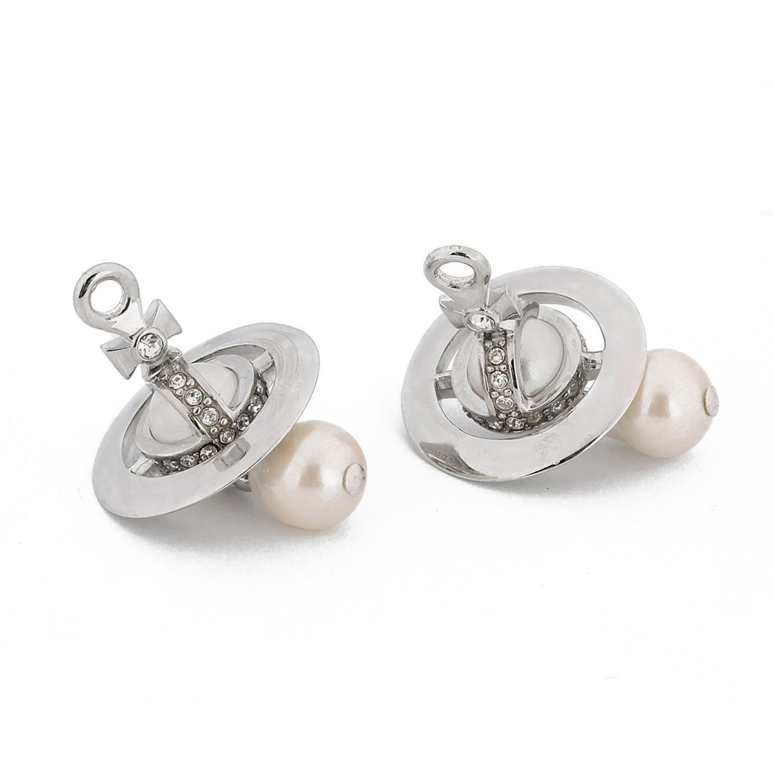 ヴィヴィアン ウエストウッド Vivienne Westwood ピアス アレクサ EARRINGS 6202016M 02P543 PLATINUM/CREAMROSE (プラチナ/クリームローズ) プラチナ/クリームローズ