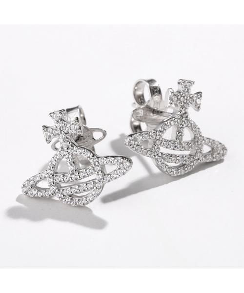 ヴィヴィアン ウエストウッド Vivienne Westwood Vivienne Westwood ピアス CALLIOPE 62010035 (P102/PLATINUM/WHITE-CZ) P102/PLATINUM/WHITE-CZ