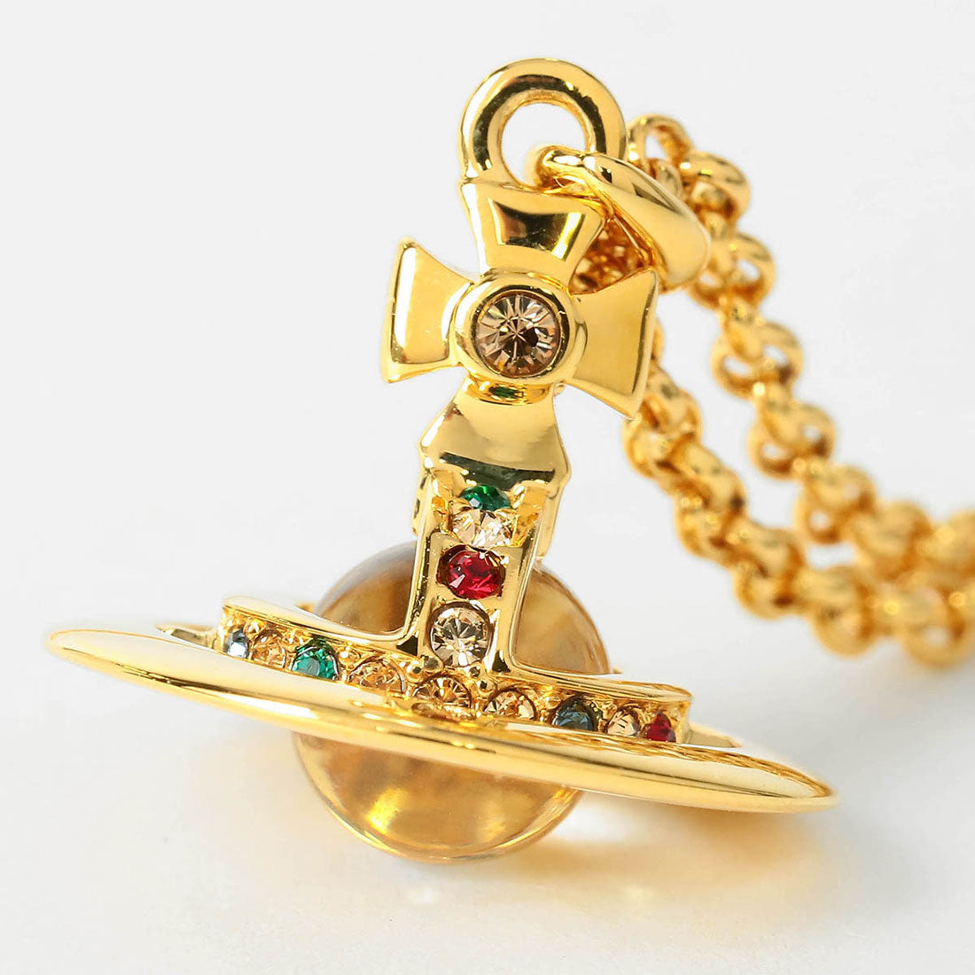 ヴィヴィアン ウエストウッド Vivienne Westwood ネックレス ニュー プチ オーブ PENDANT NECKLACE 63020098 02R001 CN 27723275 R001 GOLD (ゴールド) ゴールド