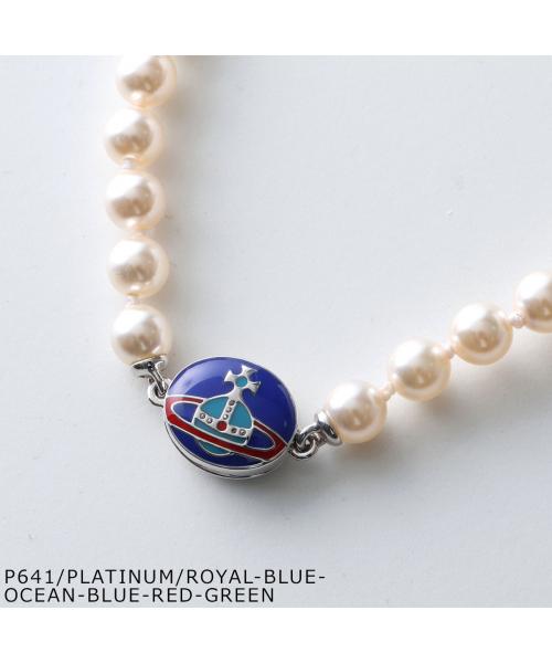 ヴィヴィアン ウエストウッド Vivienne Westwood Vivienne Westwood ネックレス LOELIA 63030020 (P641/PLATINUM/ROYAL-BLUE) P641/PLATINUM/ROYAL-BLUE