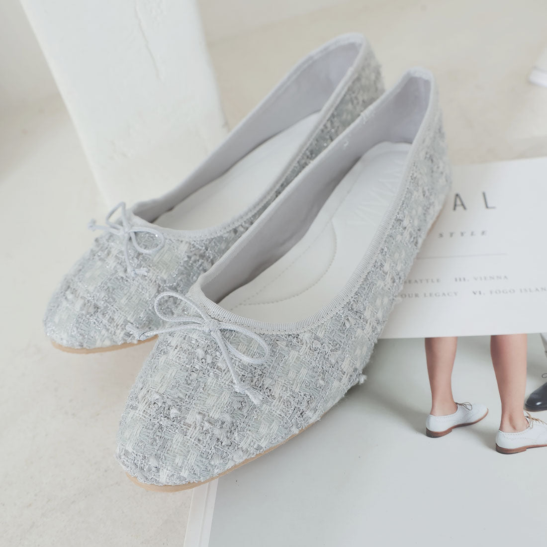 ヴィヴィアン VIVIAN ラウンドトゥバレエシューズ