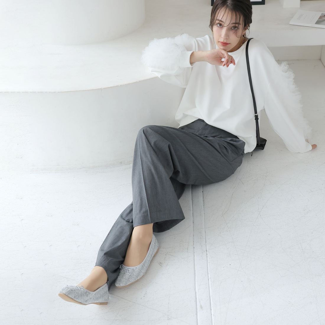 ヴィヴィアン VIVIAN ラウンドトゥバレエシューズ