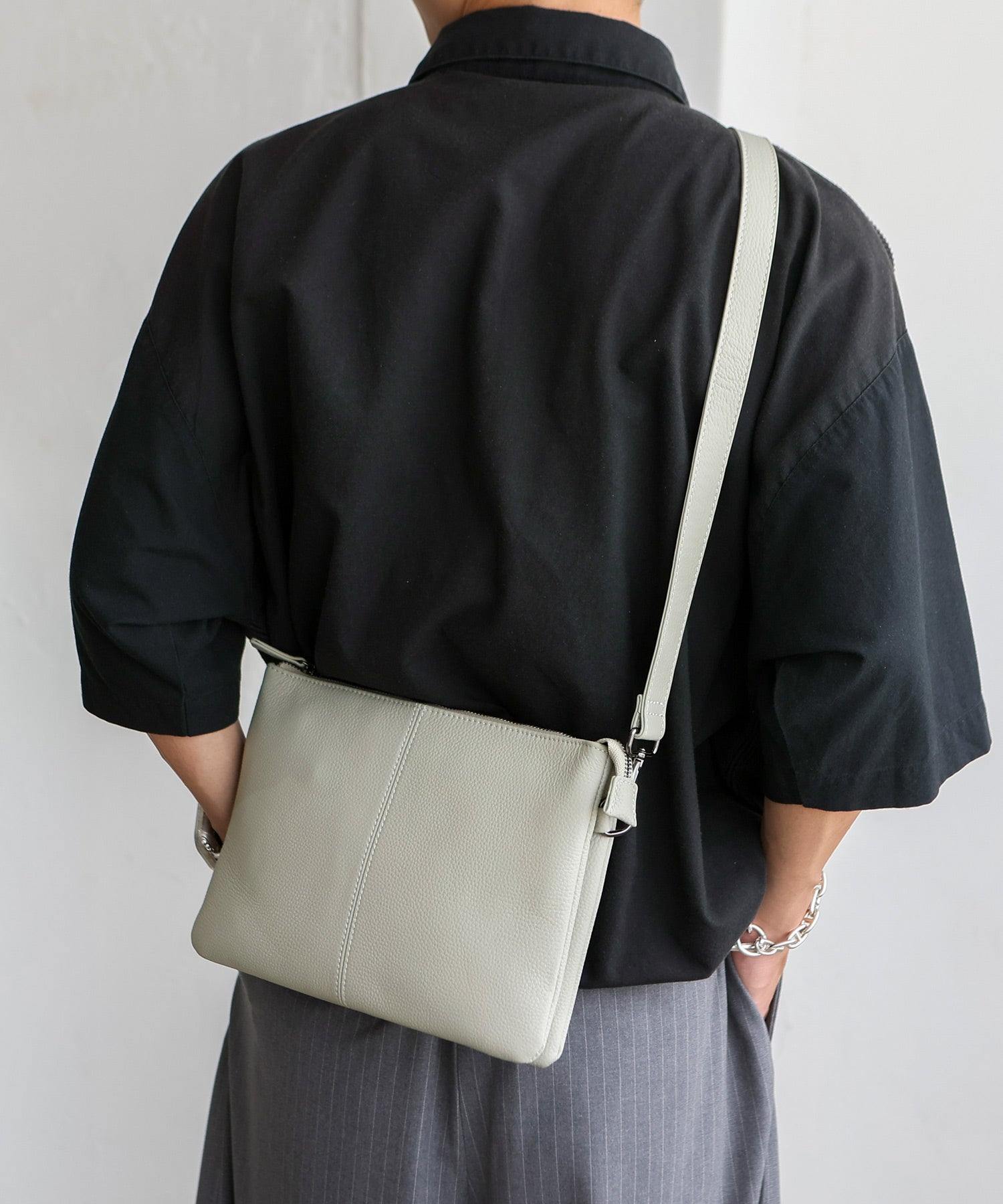 ヴィータフェリーチェ VitaFelice 本革2wayショルダーバッグ (LGRAY) LGRAY