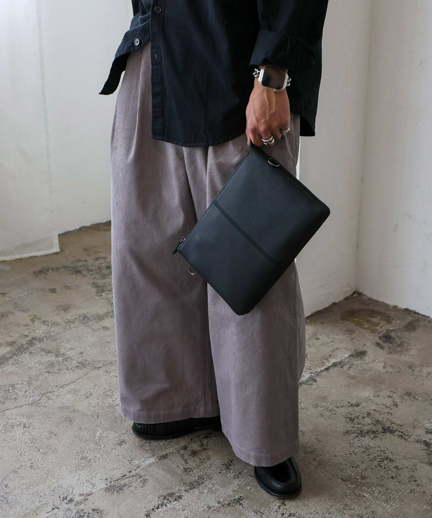 ヴィータフェリーチェ VitaFelice 本革2wayショルダーバッグ (LGRAY) LGRAY