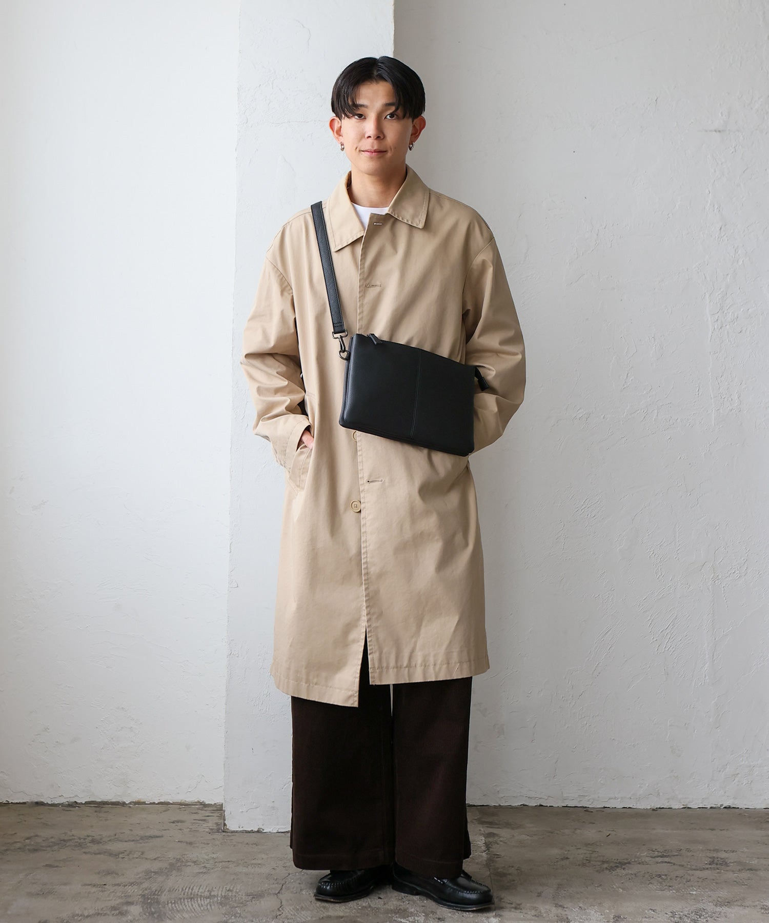 ヴィータフェリーチェ VitaFelice 本革2wayショルダーバッグ (LGRAY) LGRAY