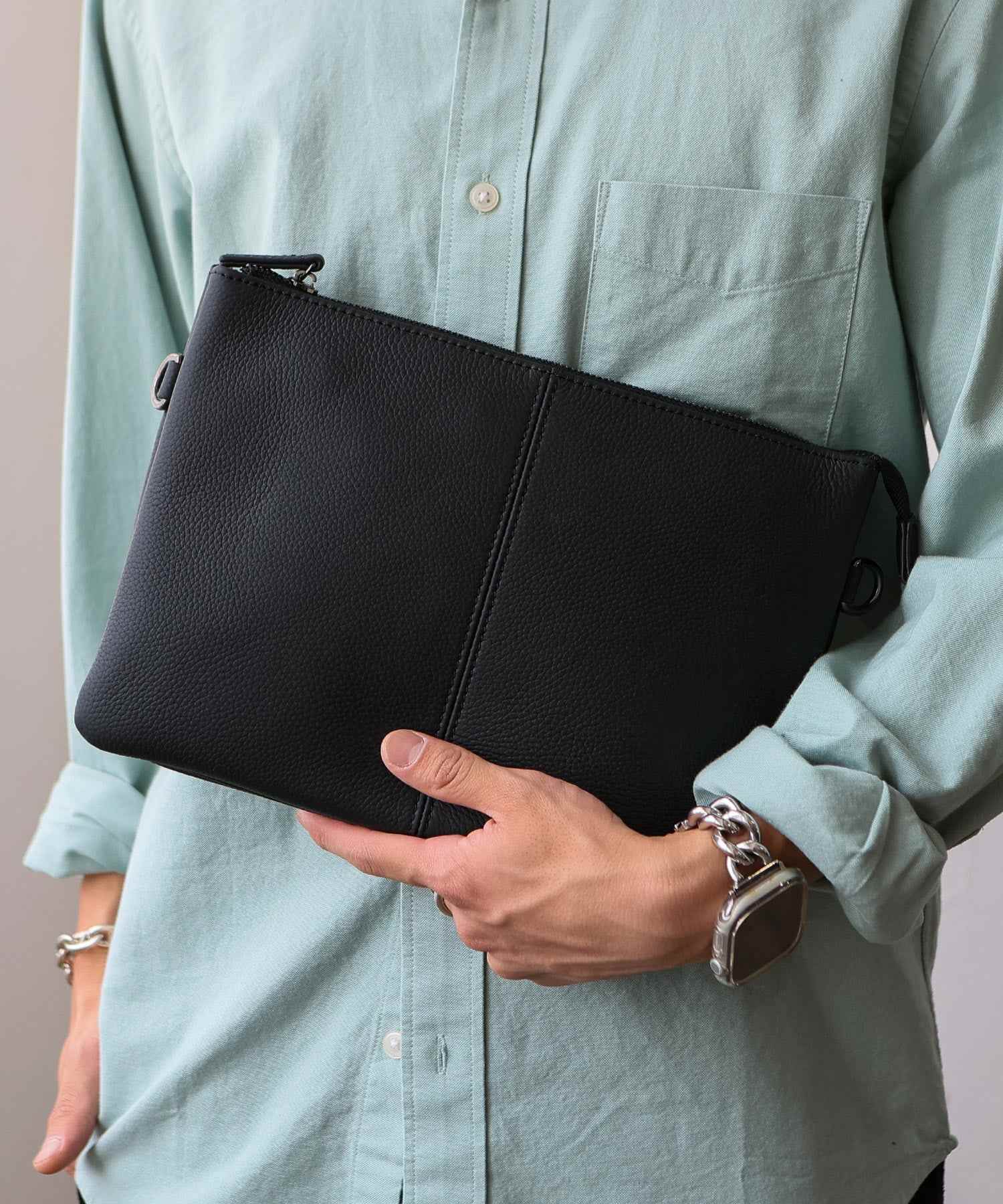 ヴィータフェリーチェ VitaFelice 本革2wayショルダーバッグ (BLACK) BLACK