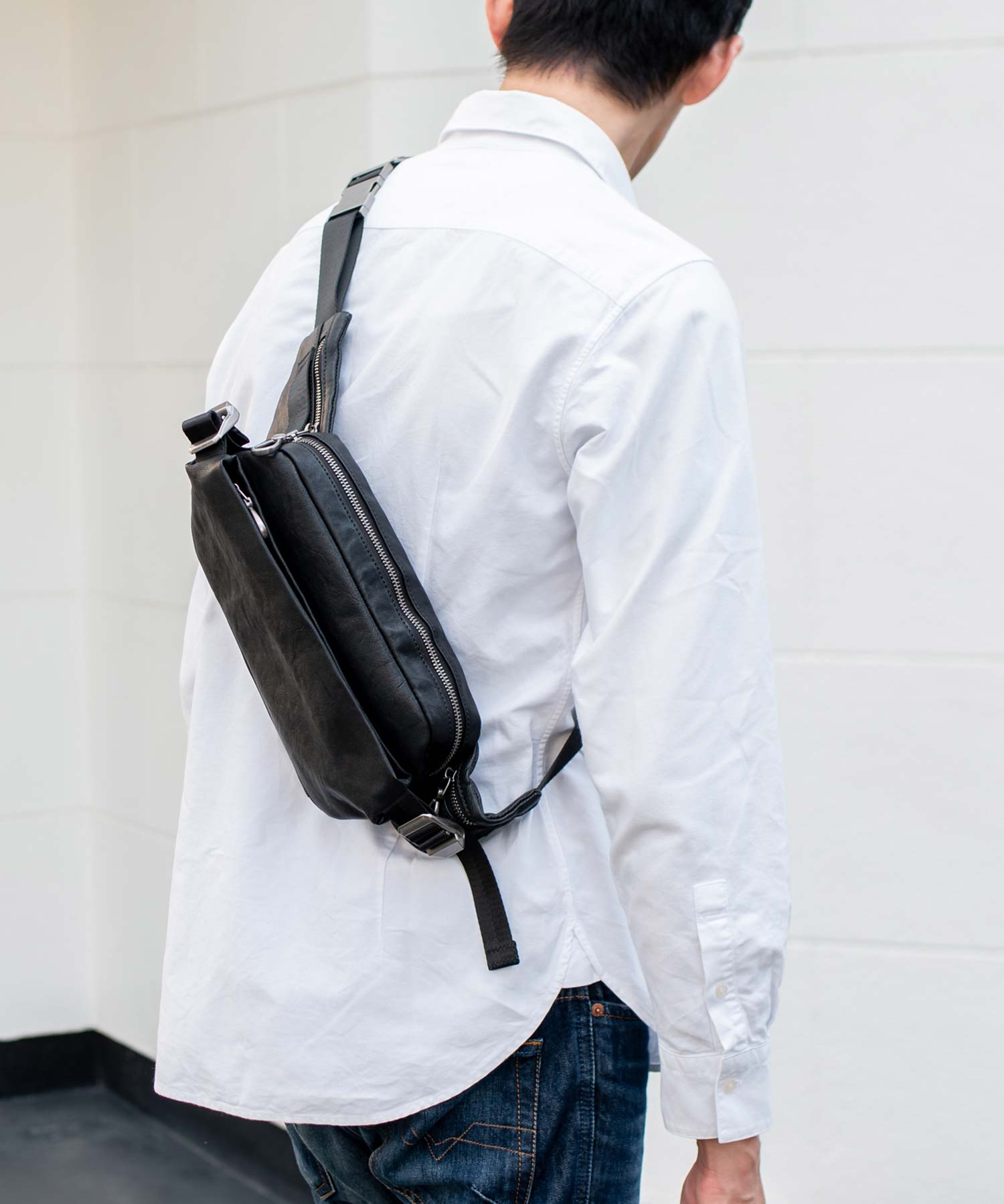 VitaFelice Body Bag Genuine Leather Men
