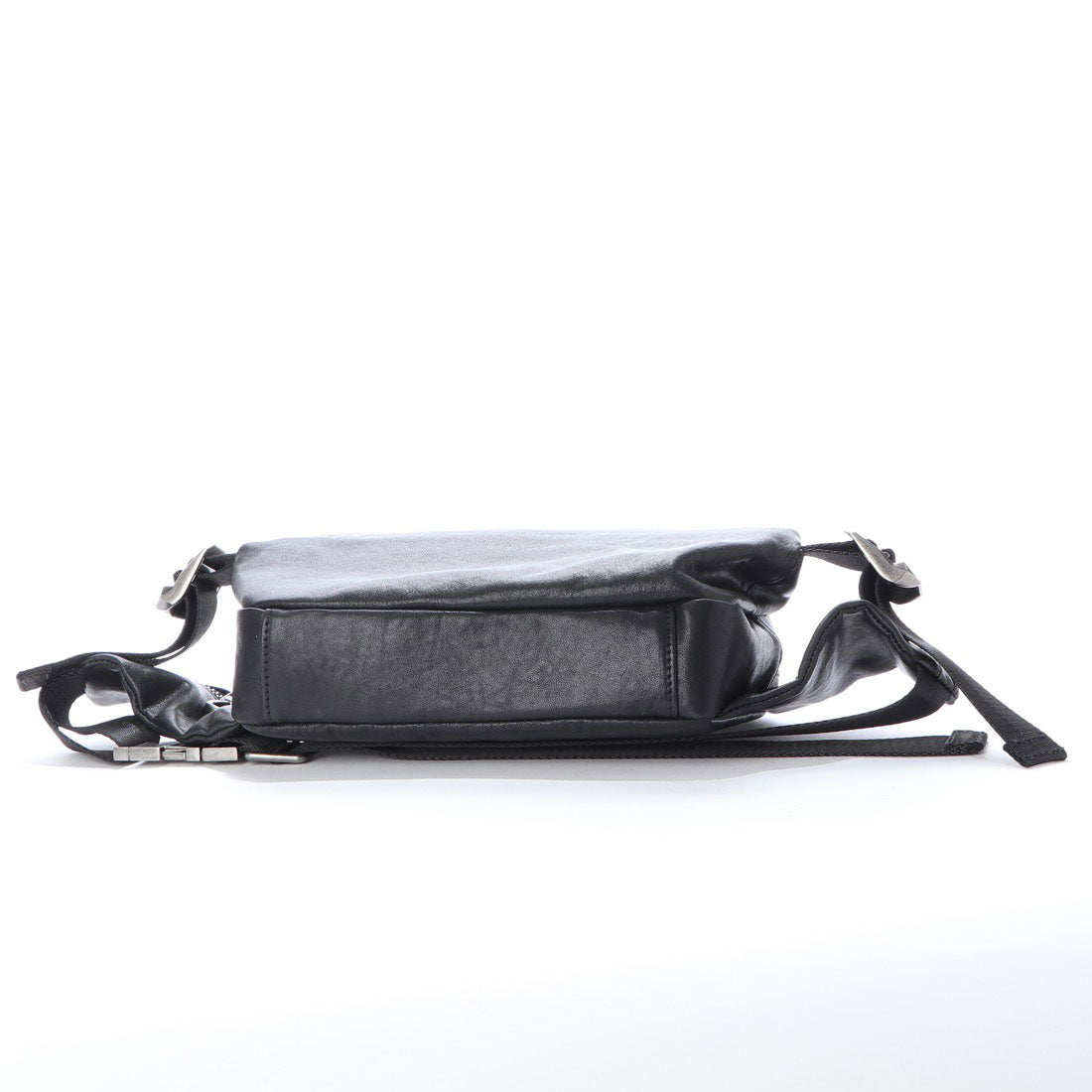 ヴィータフェリーチェ VitaFelice ボディバッグ 本革 メンズ イタリアンレザー ウエストポーチ メンズ 本革 ユニセックス ショルダーバッグ (BLACK) BK