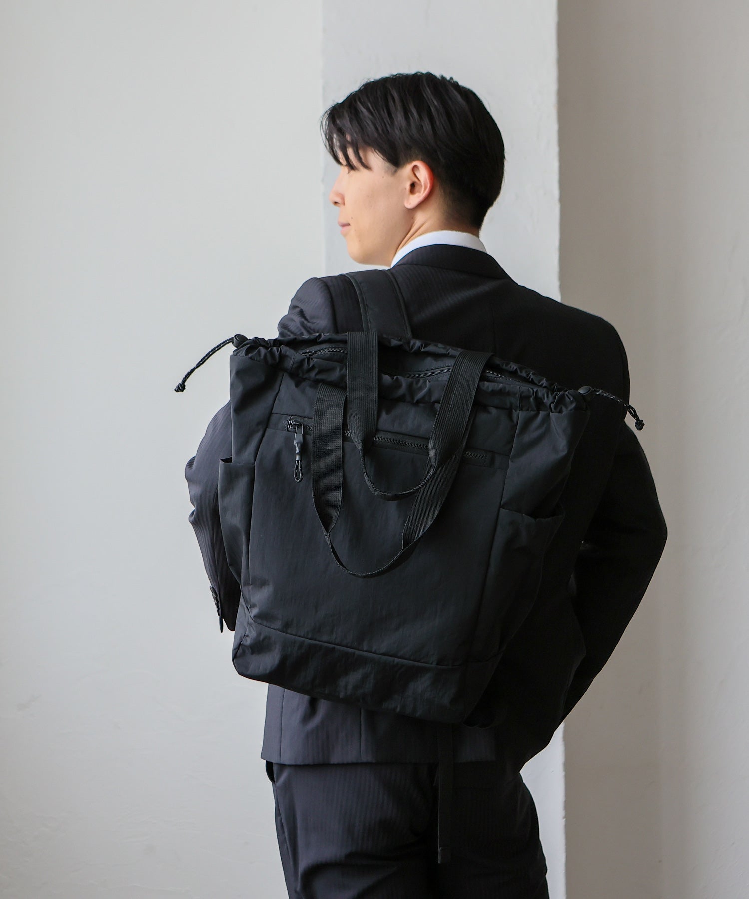 ヴィータフェリーチェ VitaFelice ポリエステル2wayバッグ (BLACK) BLACK