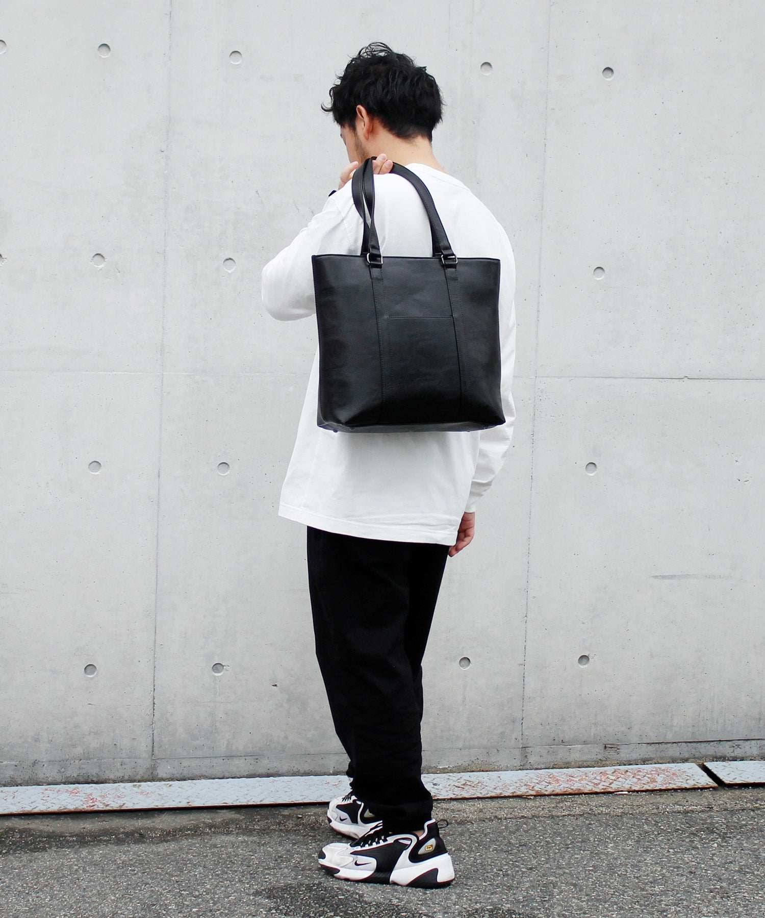 ヴィータフェリーチェ VitaFelice トートバッグ メンズ A4 ノートPC収納 自立 肩掛け 通勤通学 ビジネスバッグ カッチリ フェイクレザーバッグ 秋冬