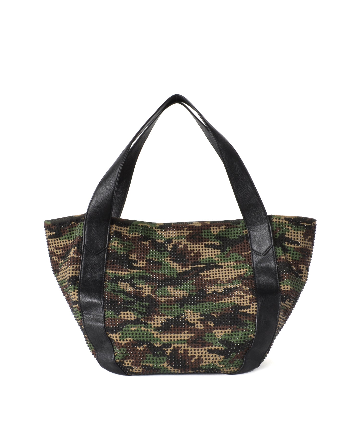 ヴィータフェリーチェ VitaFelice ラインストーンラウンドトートバッグ【aroco/アロコ】 a4 レディース バルーントートバッグ 通勤バッグ バルーンバッグ キラキラ マザーズバック (デニム) デニム