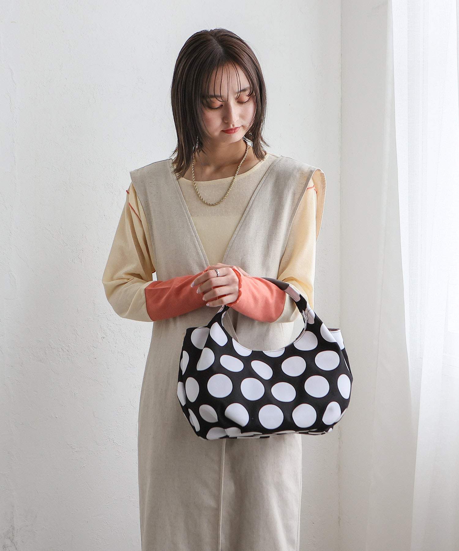 VitaFelice VitaFelice Canvas Tote Bag Mini Bag Commuter Bag