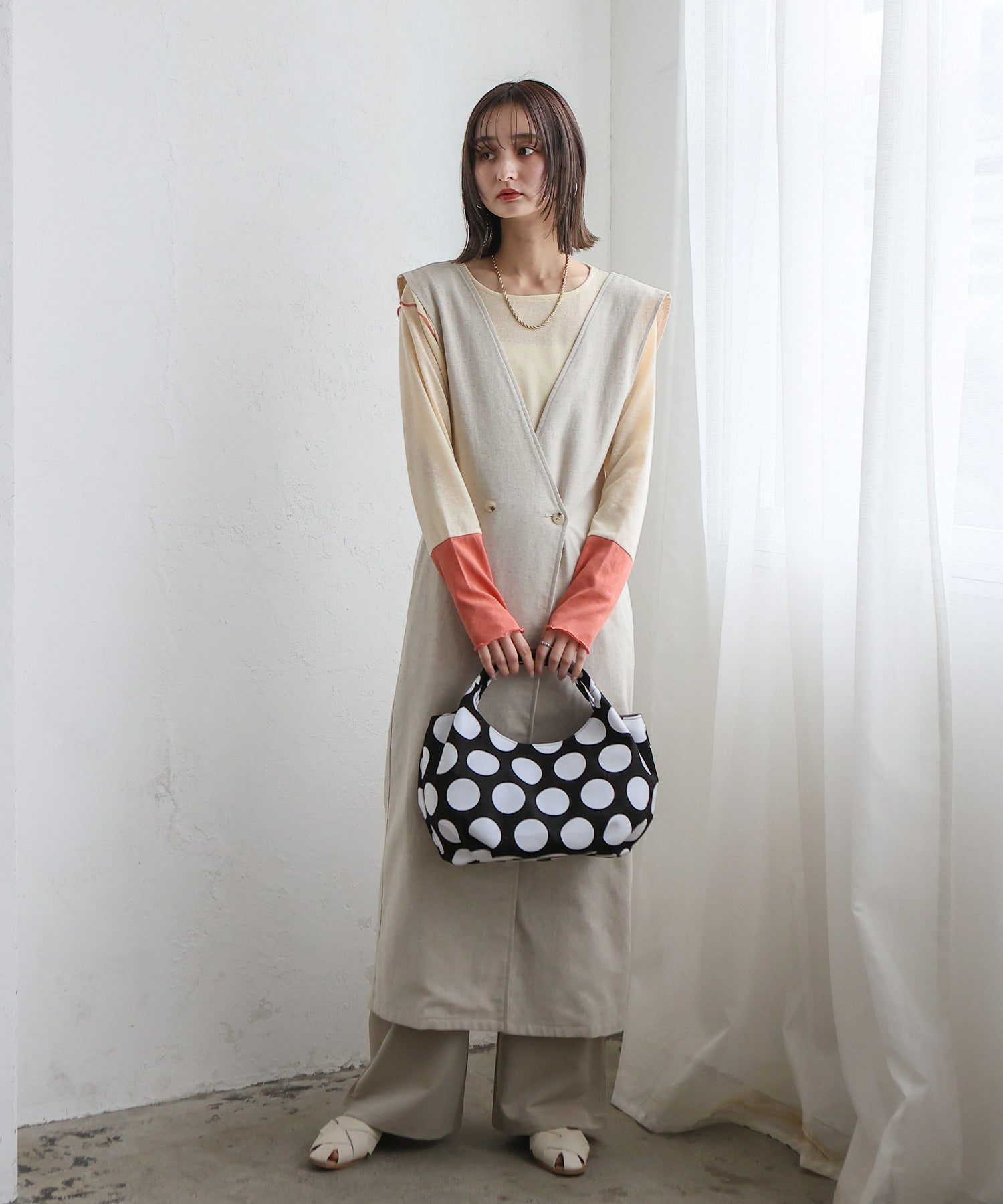 VitaFelice VitaFelice Canvas Tote Bag Mini Bag Commuter Bag