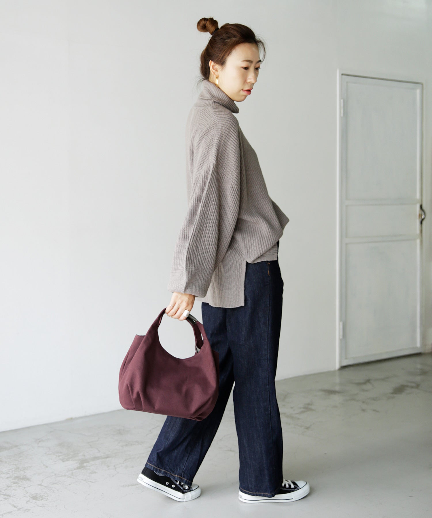 VitaFelice VitaFelice Canvas Tote Bag Mini Bag Commuter Bag