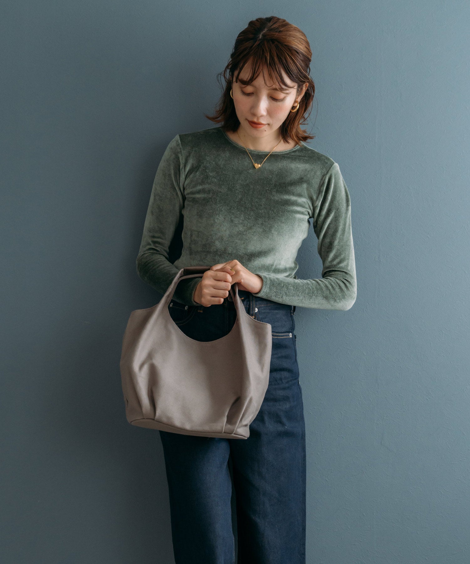 VitaFelice VitaFelice Canvas Tote Bag Mini Bag Commuter Bag