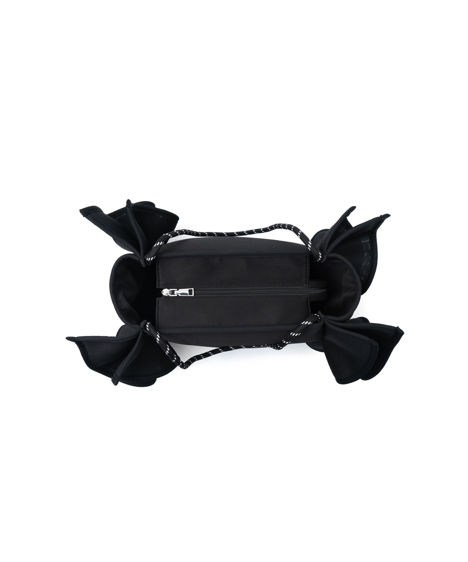 ヴィータフェリーチェ VitaFelice フリルBIGトートバッグ (BLACK) BLACK