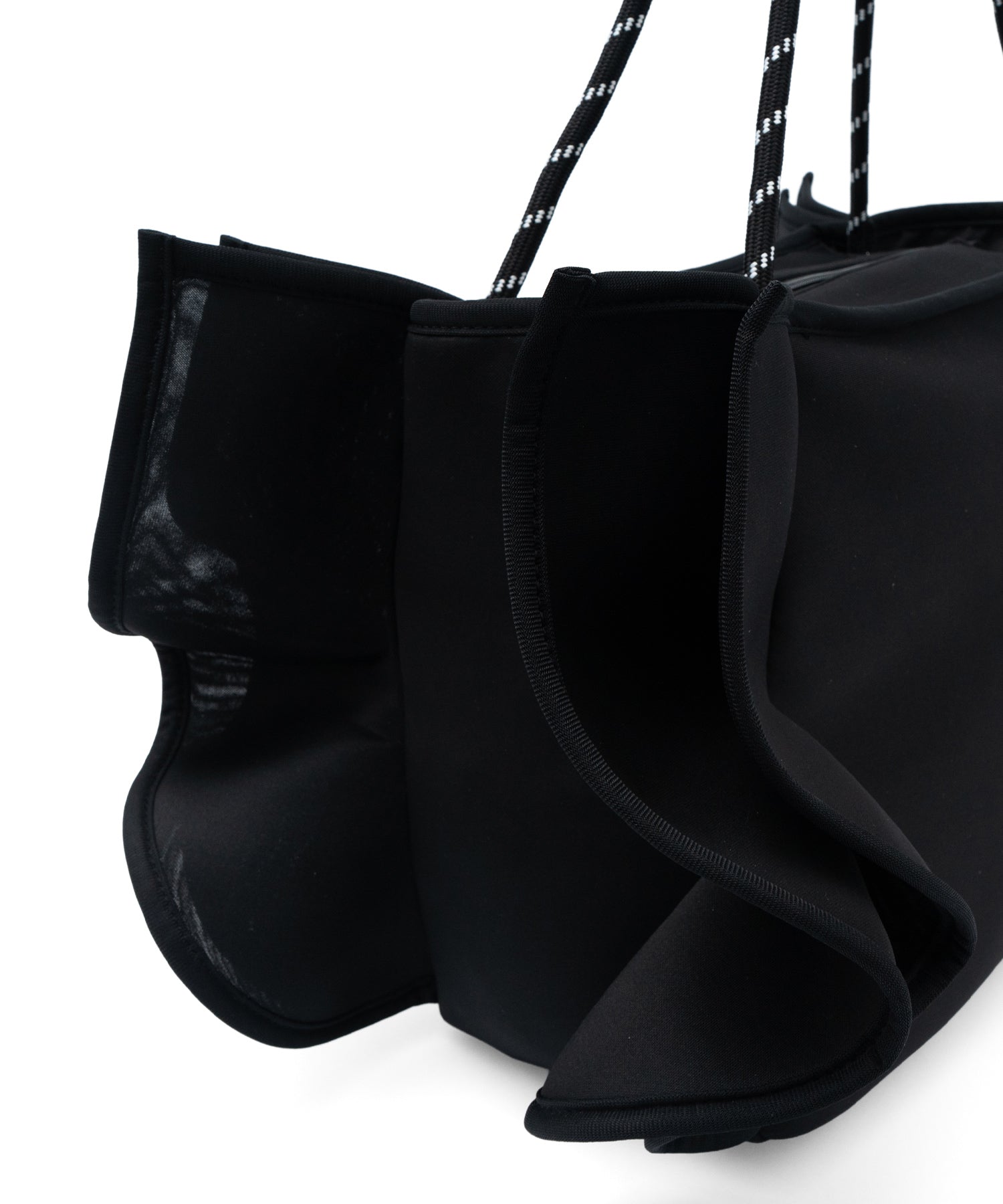 ヴィータフェリーチェ VitaFelice フリルBIGトートバッグ (BLACK) BLACK