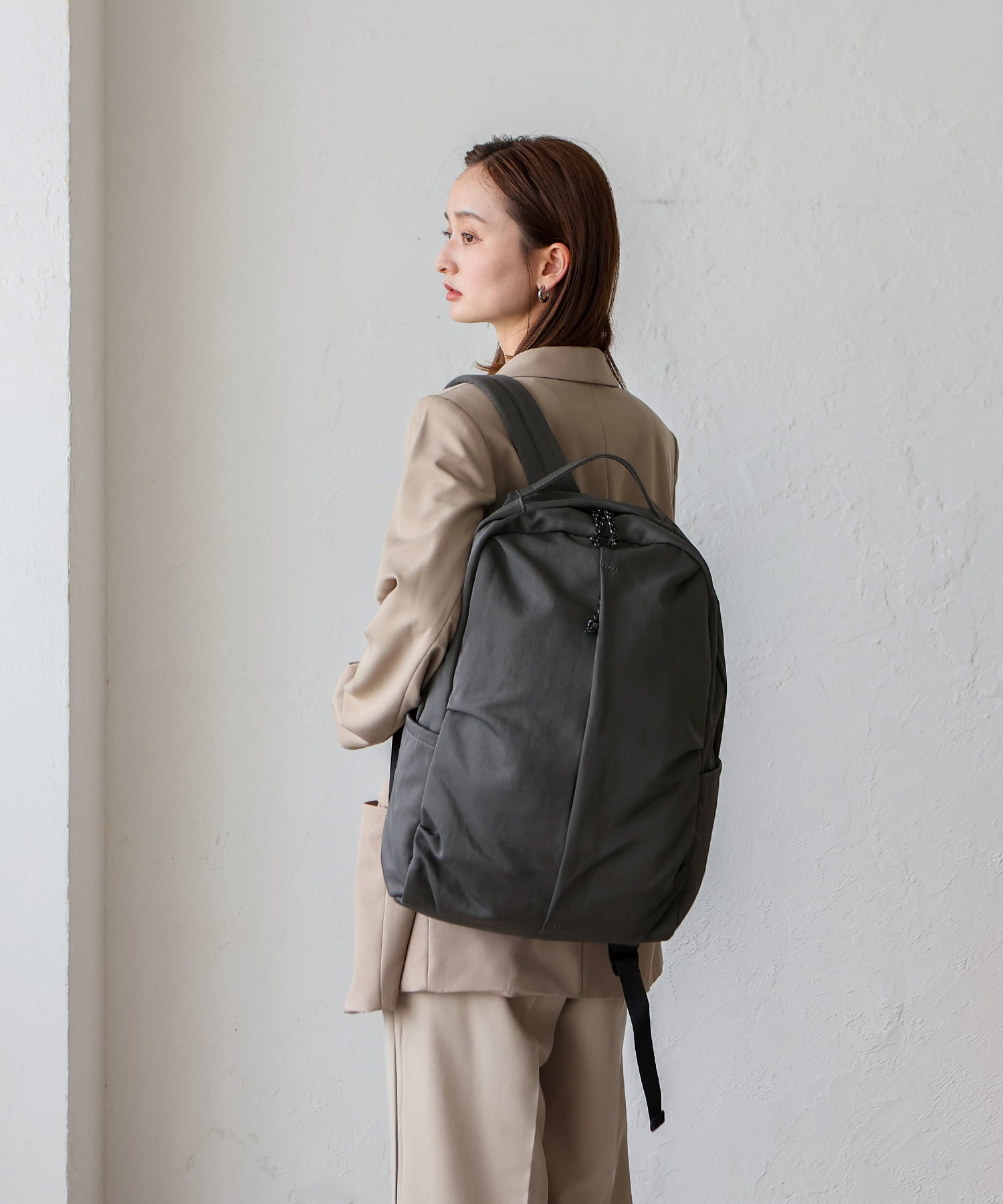 ヴィータフェリーチェ VitaFelice ユニセックスナイロンリュック (GRAY) GRAY