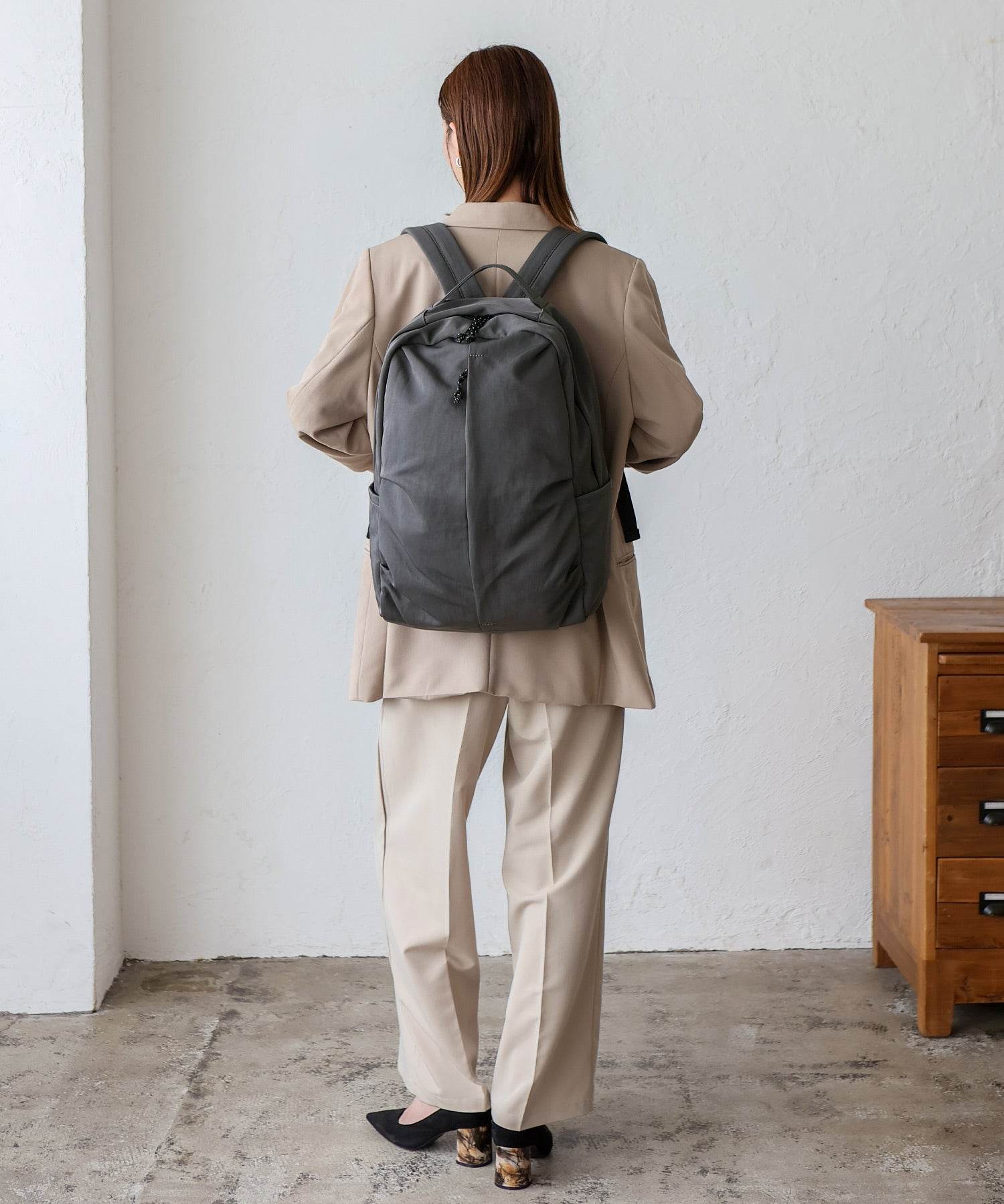 ヴィータフェリーチェ VitaFelice ユニセックスナイロンリュック (GRAY) GRAY