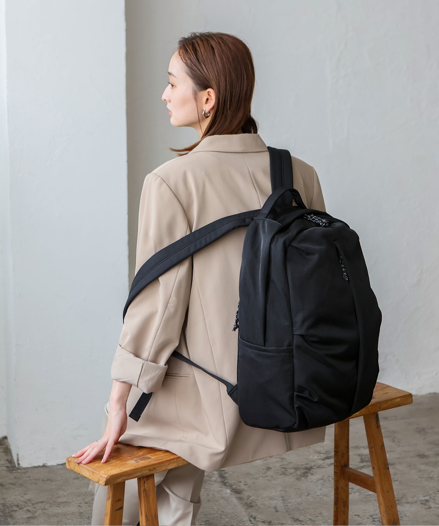 ヴィータフェリーチェ VitaFelice ユニセックスナイロンリュック (GRAY) GRAY