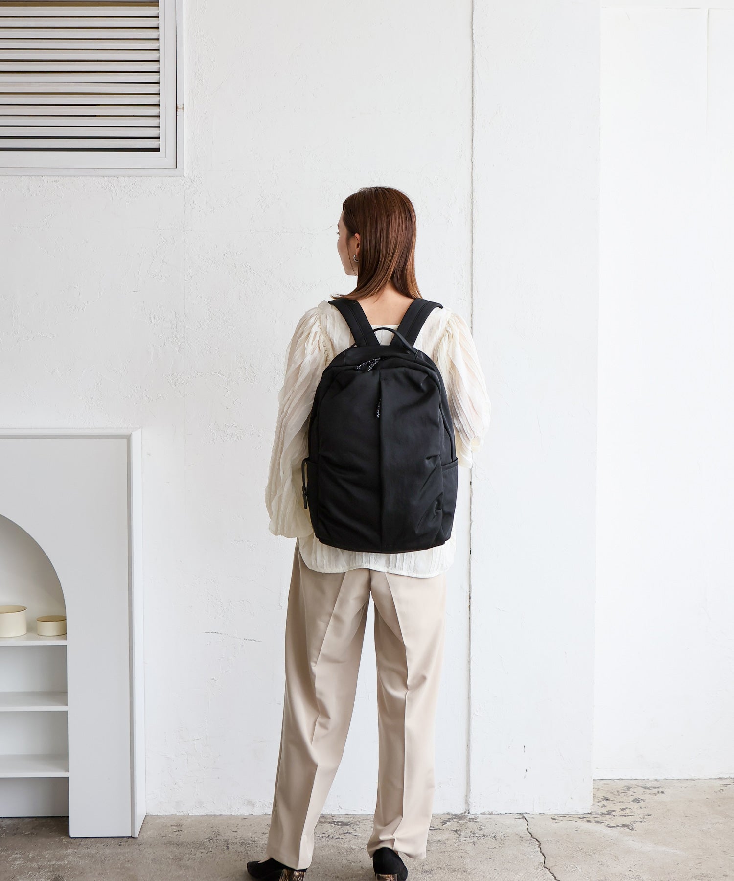 ヴィータフェリーチェ VitaFelice ユニセックスナイロンリュック (GRAY) GRAY