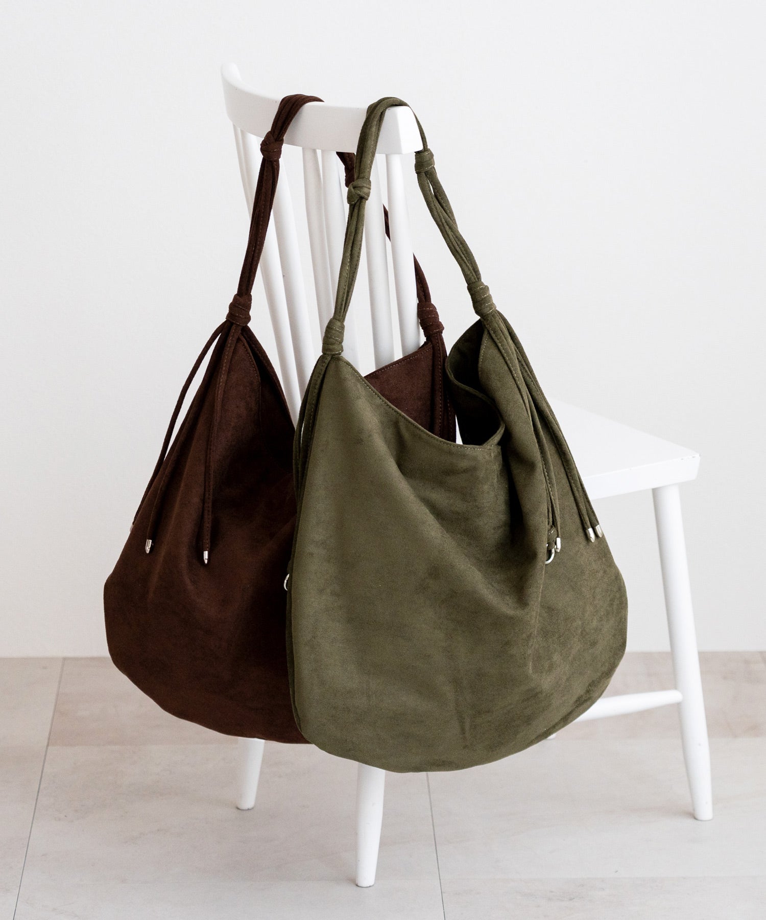 ヴィータフェリーチェ VitaFelice スエードワンハンドルバッグ (KHAKI) KHAKI