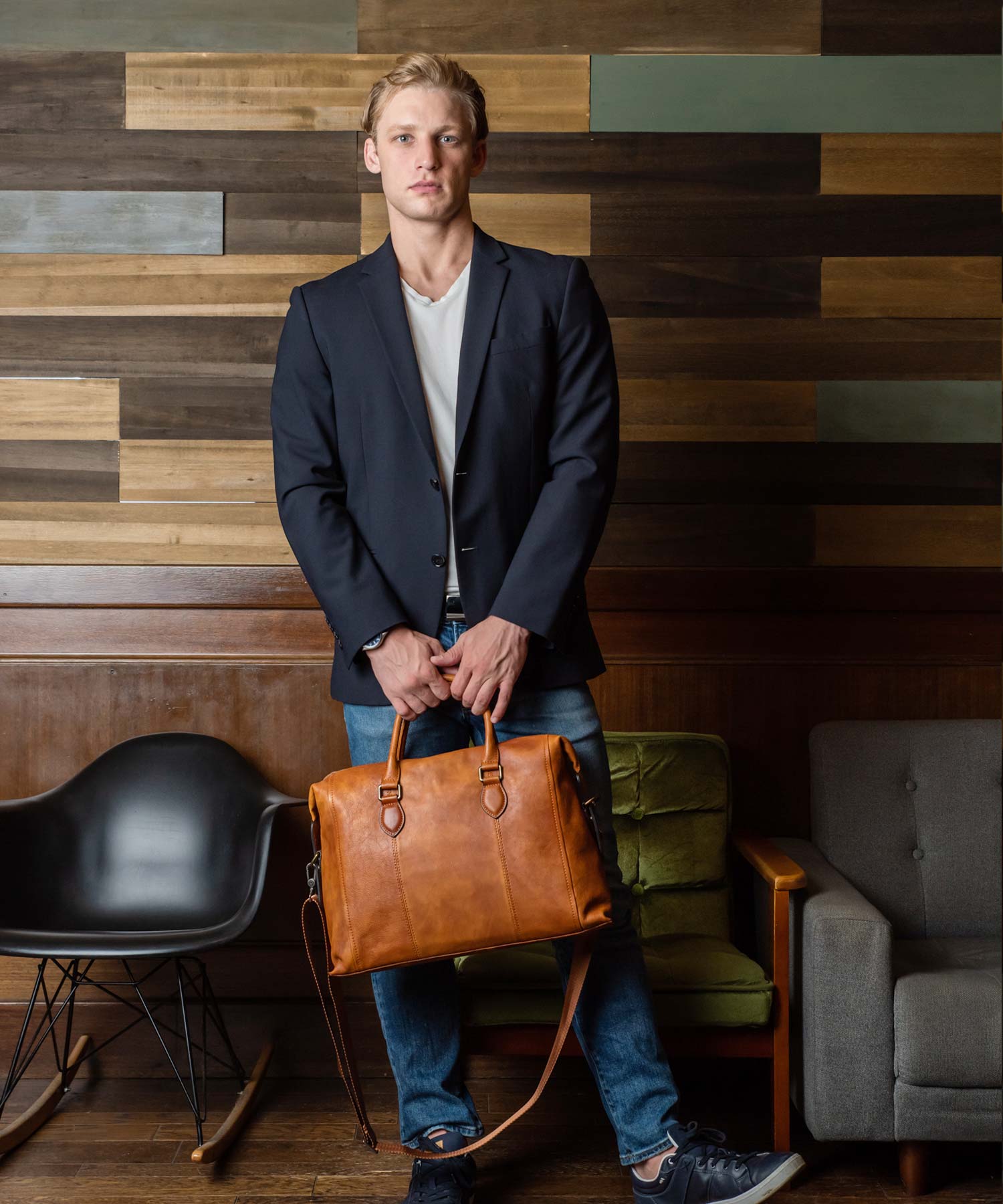 ヴィータフェリーチェ VitaFelice ビジネスバッグ 本革 イタリアンレザー メンズ 2way PC収納  斜め掛け ショルダーバッグ 出張バッグ 旅行バッグ (CAMEL) CAM