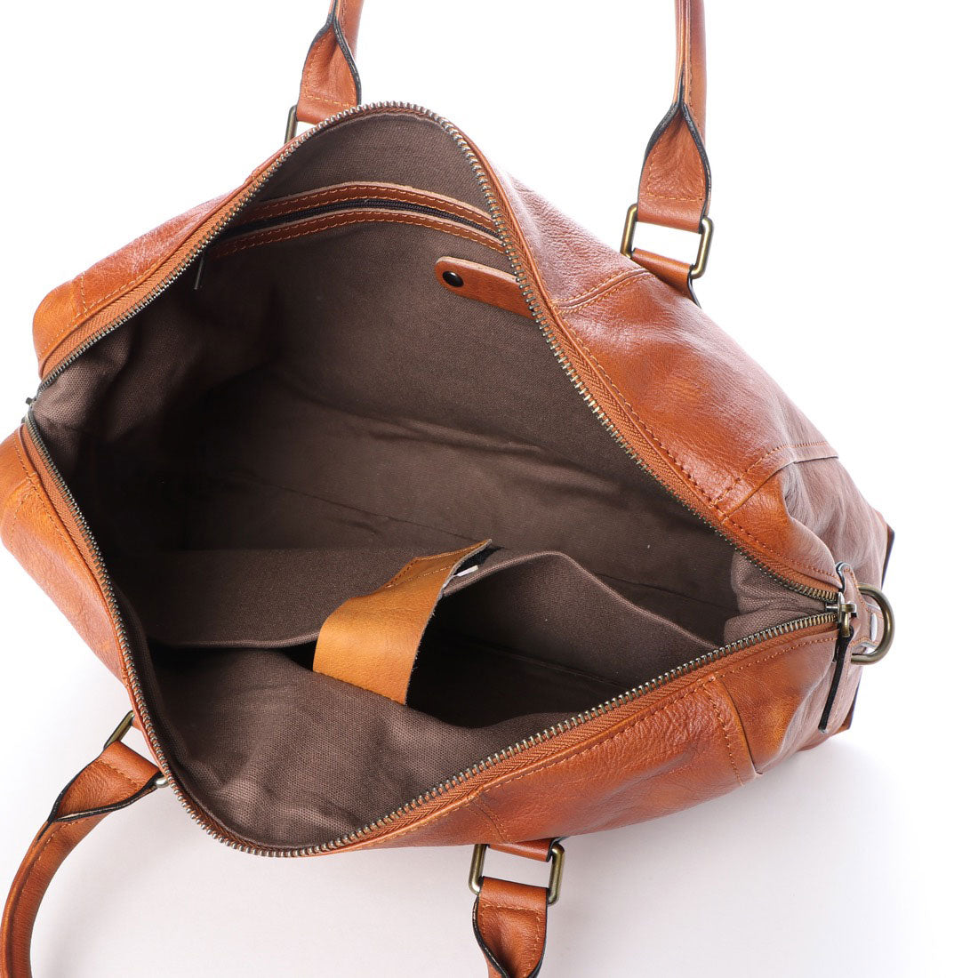 ヴィータフェリーチェ VitaFelice ビジネスバッグ 本革 イタリアンレザー メンズ 2way PC収納  斜め掛け ショルダーバッグ 出張バッグ 旅行バッグ (CAMEL) CAM