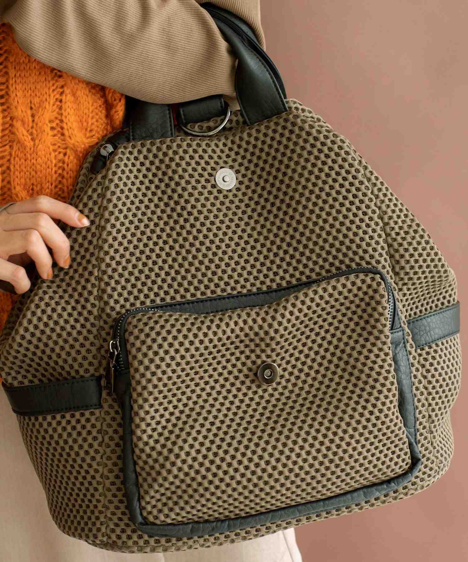 ヴィータフェリーチェ VitaFelice メッシュ3wayミニリュック (BLACK) BLACK