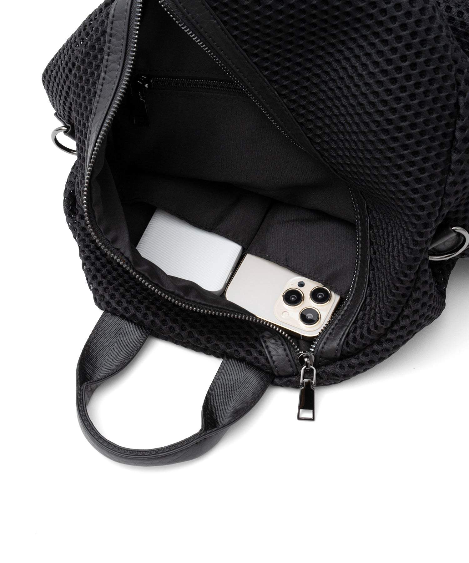 ヴィータフェリーチェ VitaFelice メッシュ3wayミニリュック (BLACK) BLACK