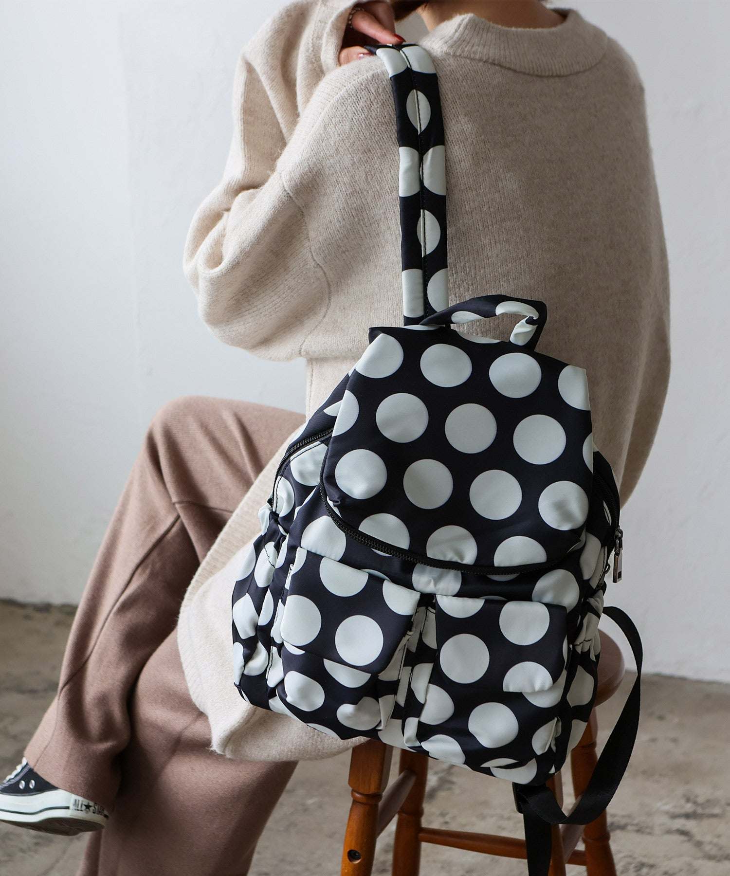 ヴィータフェリーチェ VitaFelice 10ポケットナイロンリュックサック