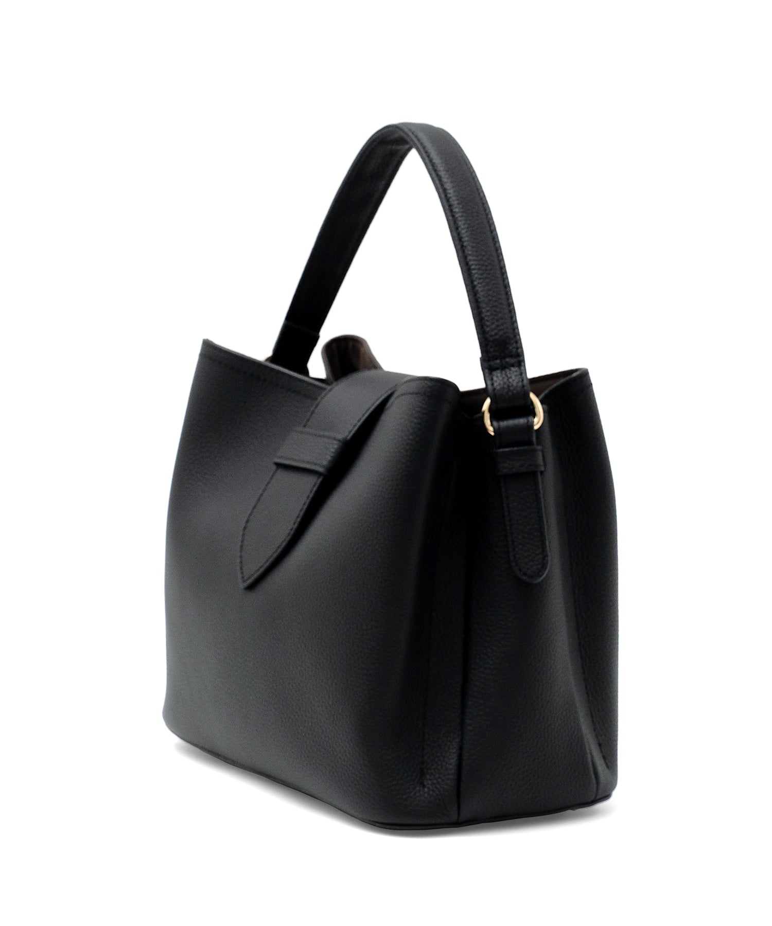 ヴィータフェリーチェ VitaFelice 本革3ルーム2wayハンドバッグ (GRAYBEIGE) GRAYBEIGE