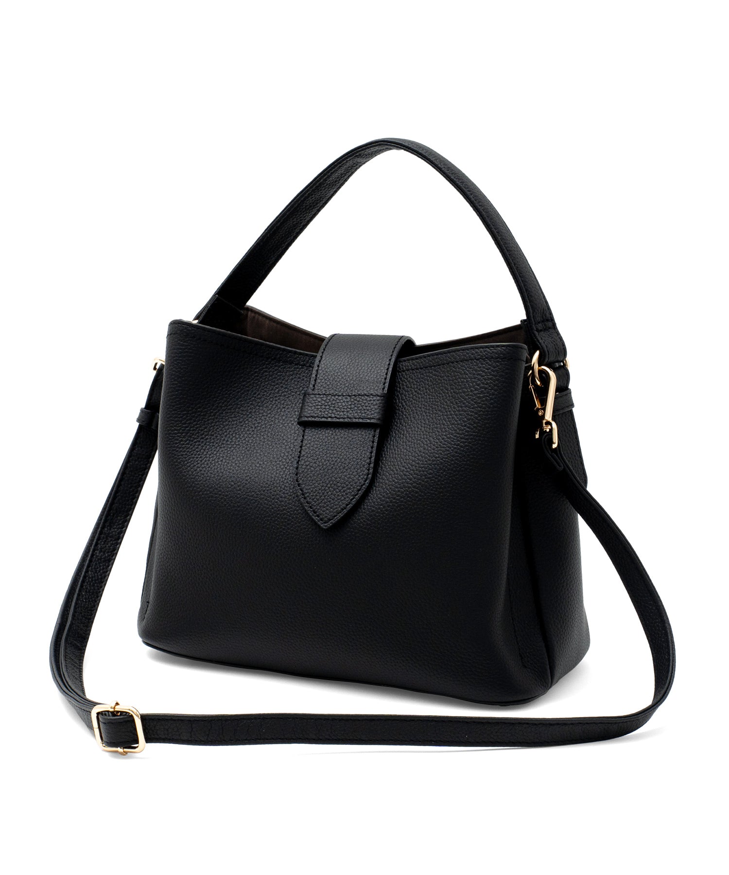 ヴィータフェリーチェ VitaFelice 本革3ルーム2wayハンドバッグ (GRAYBEIGE) GRAYBEIGE