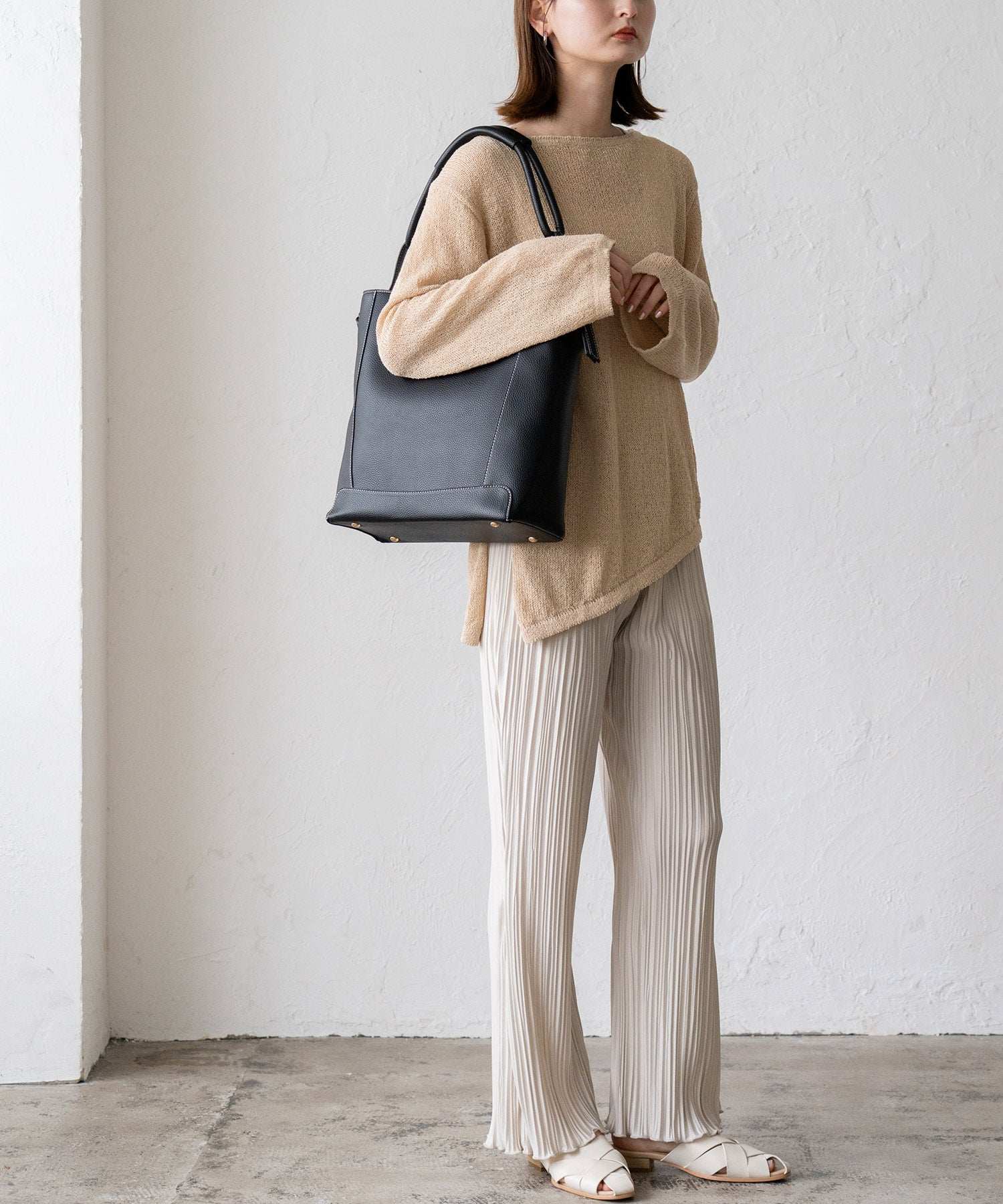 ヴィータフェリーチェ VitaFelice ワンハンドルトートバッグ