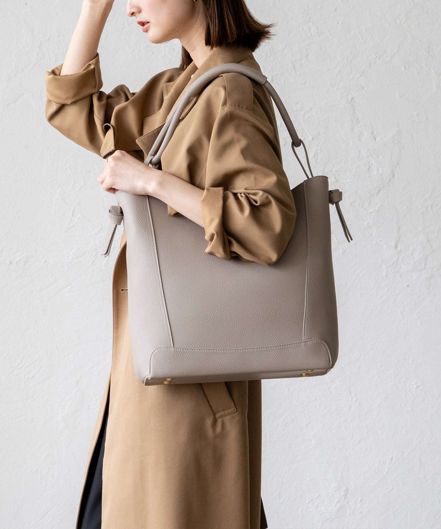 ヴィータフェリーチェ VitaFelice ワンハンドルトートバッグ